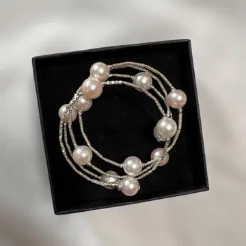 팔찌 형상 기억 라운드 쉐이프 진주 펄