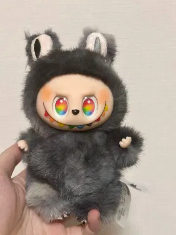 복슬복슬 토끼 귀 봉제 인형 키링