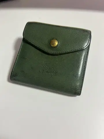 일비종떼 이단 접이식 가죽 지갑