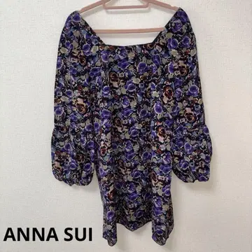 꽃무늬 오프숄더 튜닉 ANNA SUI