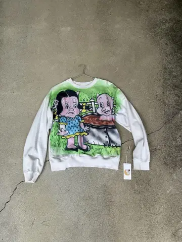 SKY HIGH FARM ALLY BO PIG PRINT SWEAT