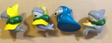 외출 상어 피규어 4개 세트