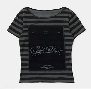 BAD BLOOD Dark Classic Stripe T-Shirt