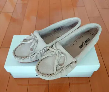 새상품급 MINNETONKA 모카신 베이지 5