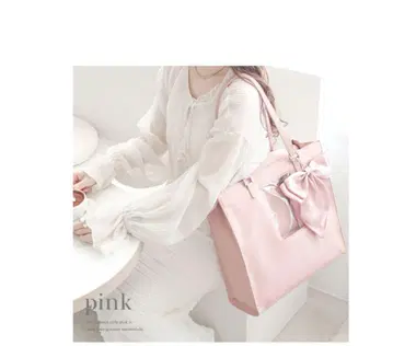 리리디 덕질 가방 토트백 핑크