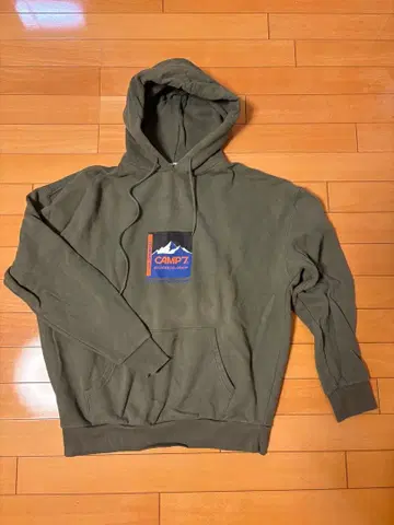 CAMP7 올리브 그린 후드티