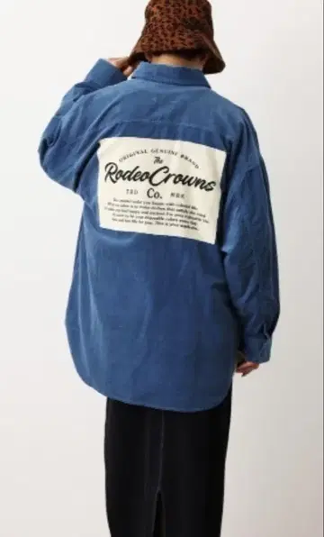RODEO CROWNS WIDE BOWL 긴팔 셔츠 블루