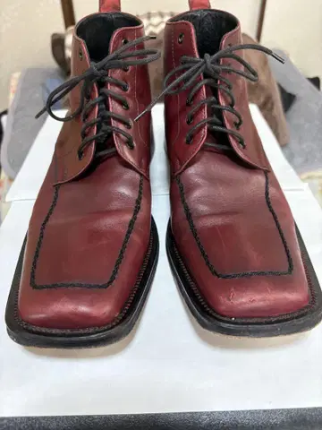 VISARUNO 부츠 가죽 26.0~26.5cm