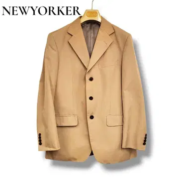 NEWYORKER 테일러드 자켓 베이지 계열 사이즈 A5