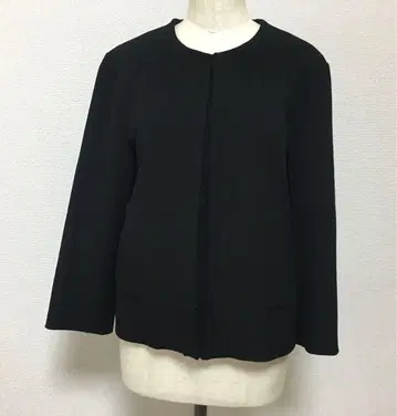 새상품급 ZARA BASIC 블랙 노카라 자켓 S
