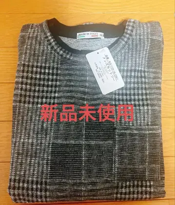 [ 미사용 새상품 ] MODE FOURRURE 체크 긴팔 티셔츠 XL