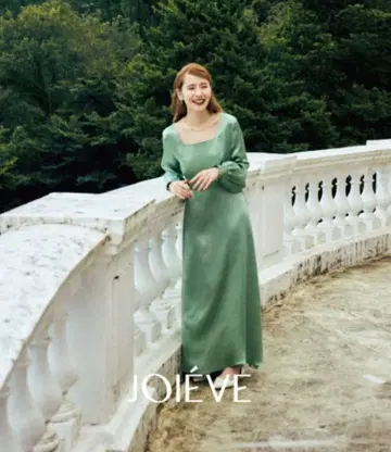 미사용 새상품 JOIEVE 그린 새틴 원피스