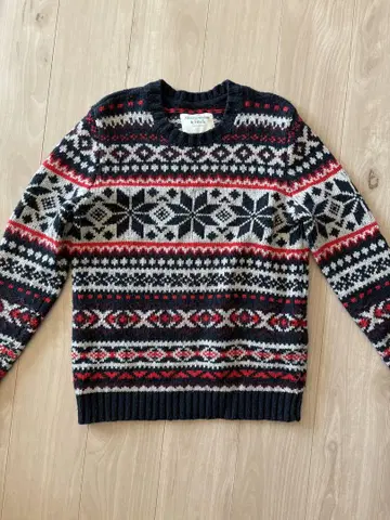 Abercrombie & Fitch 노르딕 무늬 스웨터