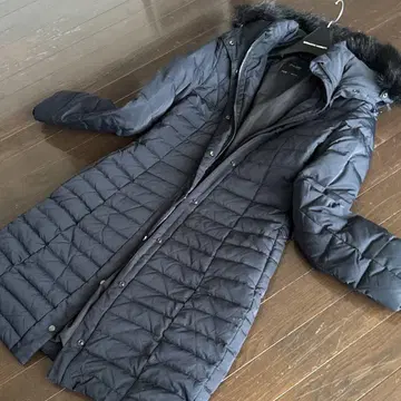 ZARA 블랙 롱 코트 US S 사이즈