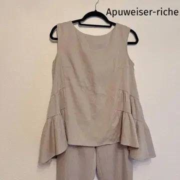 [ Apuweiser-riche ] 워셔블 페플럼 블라우스
