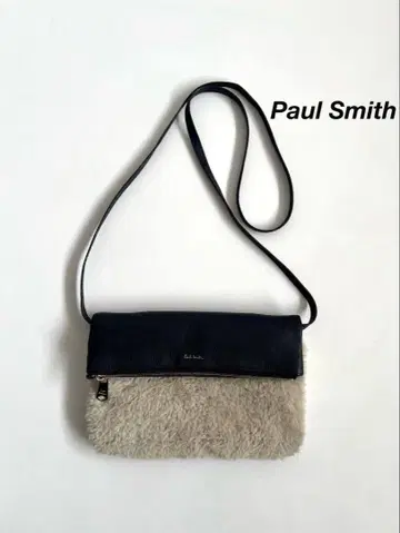 새상품급 Paul Smith FUR LEATHER SHOULDER BAG
