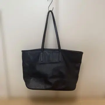 네이비 토트백