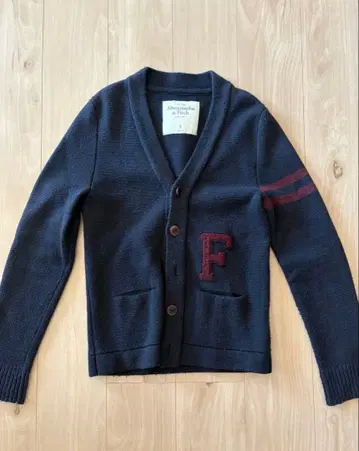 Abercrombie & Fitch 네이비 가디건 S