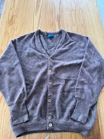 가디건 브라운 JOCKEY TROPHY 아크릴? 구제 의류