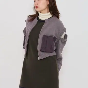 밀리터리 가디건 TINA: JOJUN
