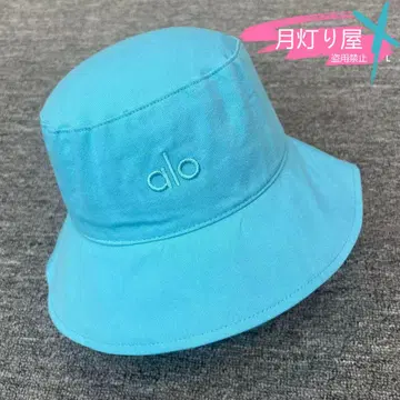 미사용 새상품 Alo Yoga 스카이블루 피셔맨 햇