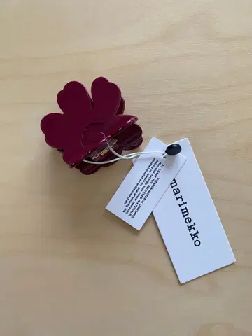 마리메꼬 새상품 Unikko 우니코 헤어 클립 스몰