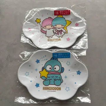 산리오 캐릭터 대상 당첨 복권 구름 모양 트레이
