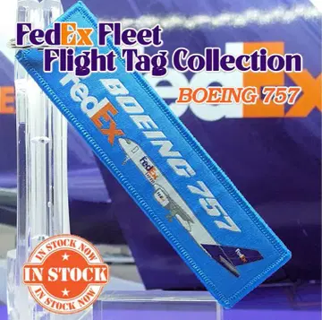 도시 간 운송의 에이스 프린터 페덱스 익스프레스 B757 플라이트 태그
