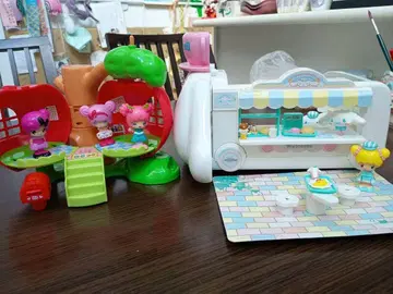 시나모롤 어서 와요 카페 왜건 코에다짱 사과 의사 세트