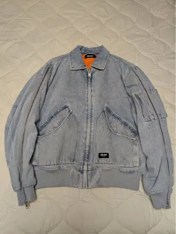 PALACE MA-1 봄버 재킷 스톤 워시