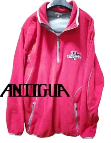 [ N0016 ] ANTIGUA 하프 지퍼 니트 월드 시리즈 챔피온