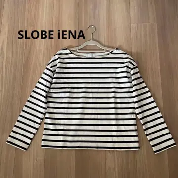 SLOBE iENA 슬로브 이에나 보더 무늬 긴팔 T셔츠 M 사이즈