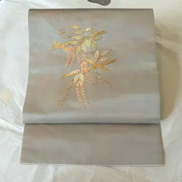 나고야 오비 소성박 일본 자수 등나무 선반