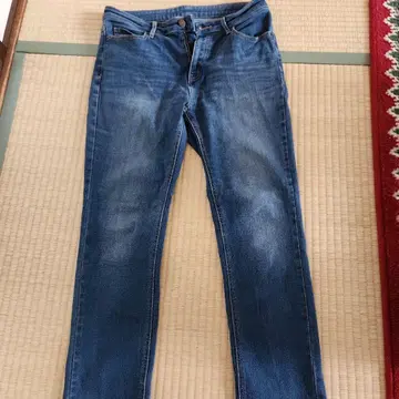 스트레이트 데님 다크 블루 67cm