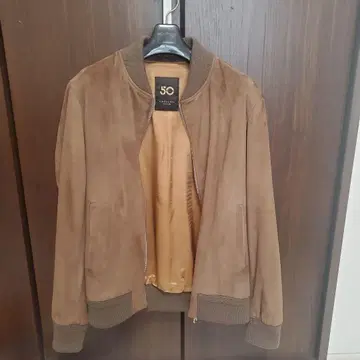 CINQUANTA  스웨이드 봄버 자켓 size 46