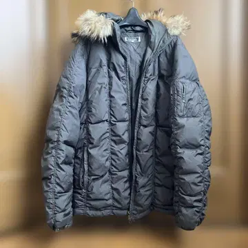 BEAMS XL 올리브 컬러 다운 자켓