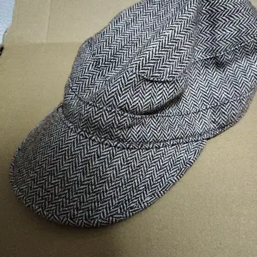 헤링본 무늬 캡 L 사이즈