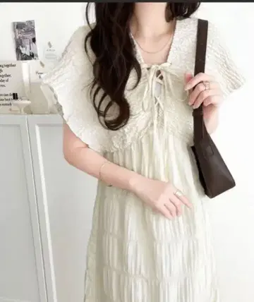 [ mily bilet ] 마조리카 플리츠 개더 사용 플레어 원피스(롱)