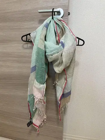 EPICE 린넨 멀티 컬러 스톨