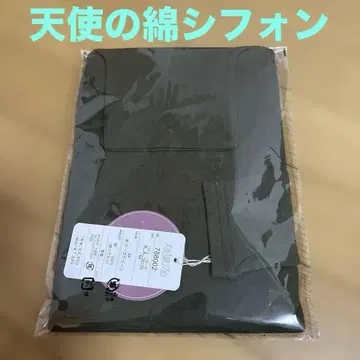 천사의 쉬폰 긴팔 카키 M