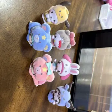 캐릭터 마스코트 피규어 6체 세트