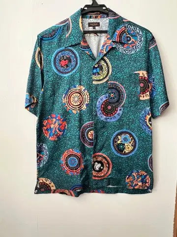 Paul Smith 폴스미스 반팔 셔츠 S 컬러풀 무늬