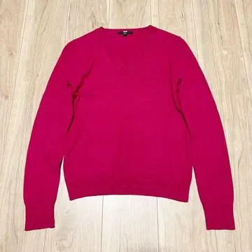 캐시미어 100% UNIQLO 유니클로 니트 스웨터 R-4874
