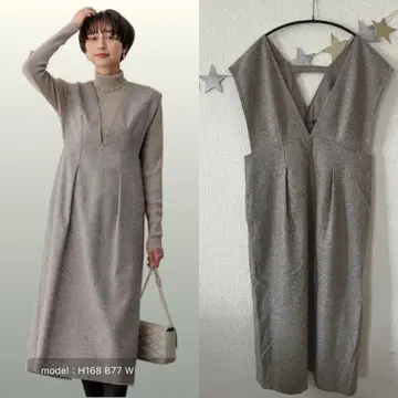 [ 2024AW 신상 ] 23구 헤링본 원피스 15호 빅 사이즈