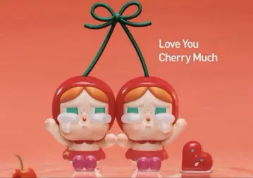 POPMART crybaby crying for love 체리