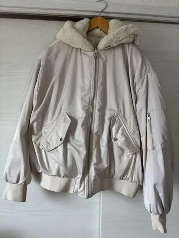 ZARA 리버서블 인조 모피 자켓 보아 코트