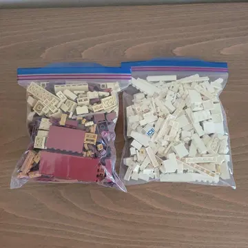 LEGO 블록 세트 브라운 계열 베이지 화이트 묶음 판매