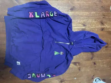 XLARGE 보라색 후드티 XL