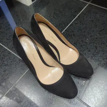 블랙 스웨이드 하이힐 지안비토 로시