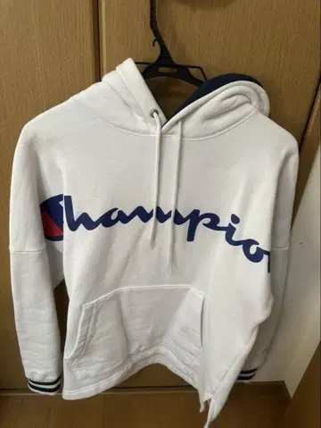 Champion 화이트 후드티 남성용 S 사이즈